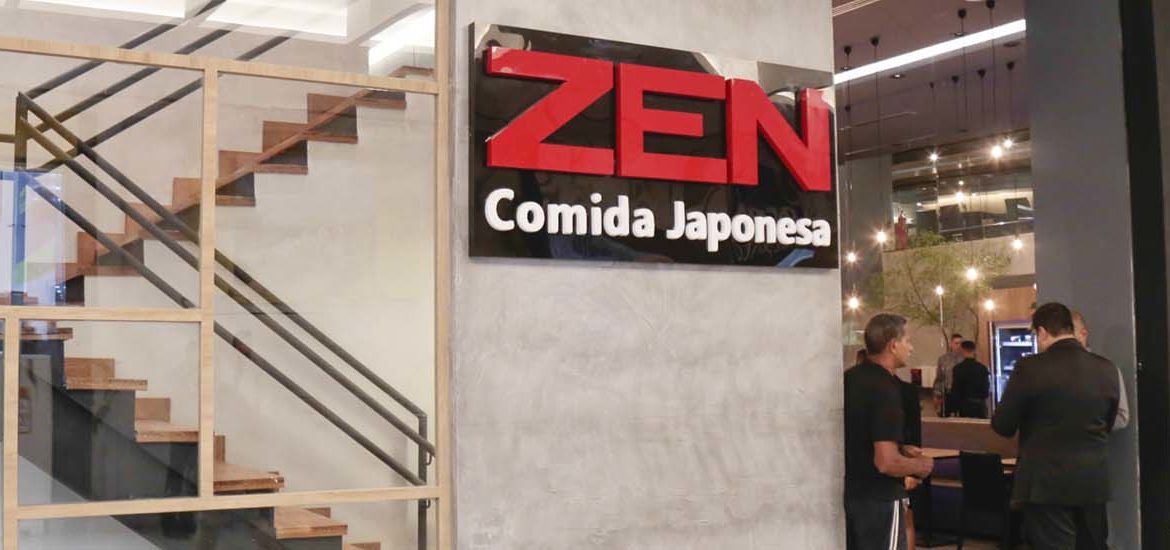 Novo zen comida japonesa no Shopping Patteo