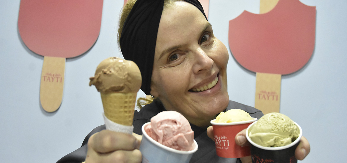 Chef Elisabeth Caruso Tayti inaugura gelateria própria em Moema SP
