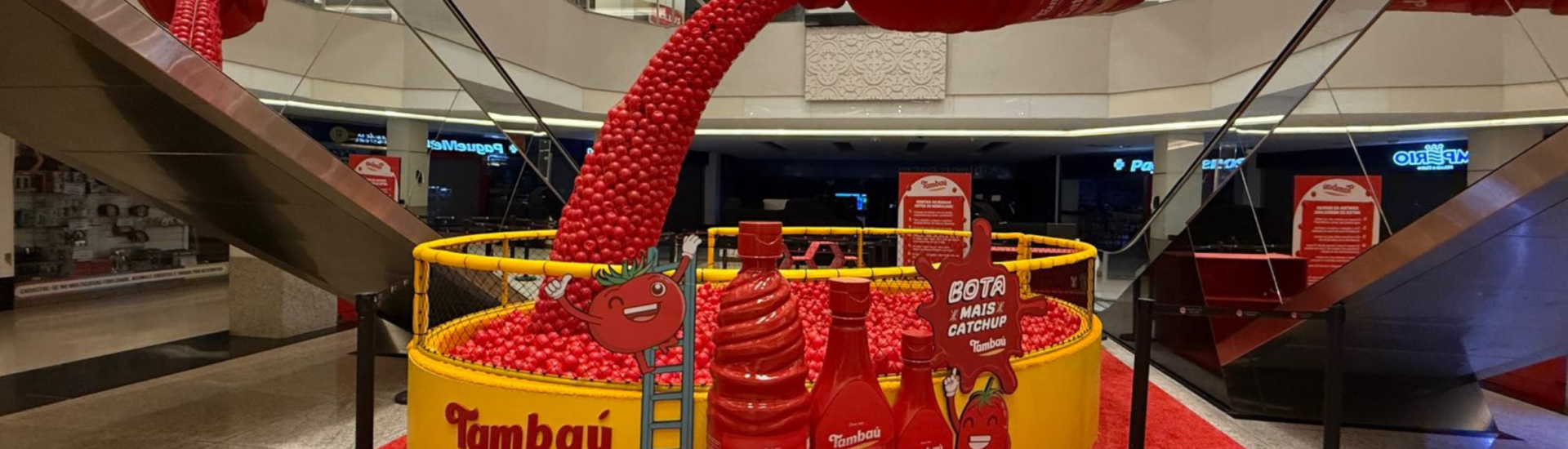 Tambaú transforma Shopping Recife em playground com sabor de infância