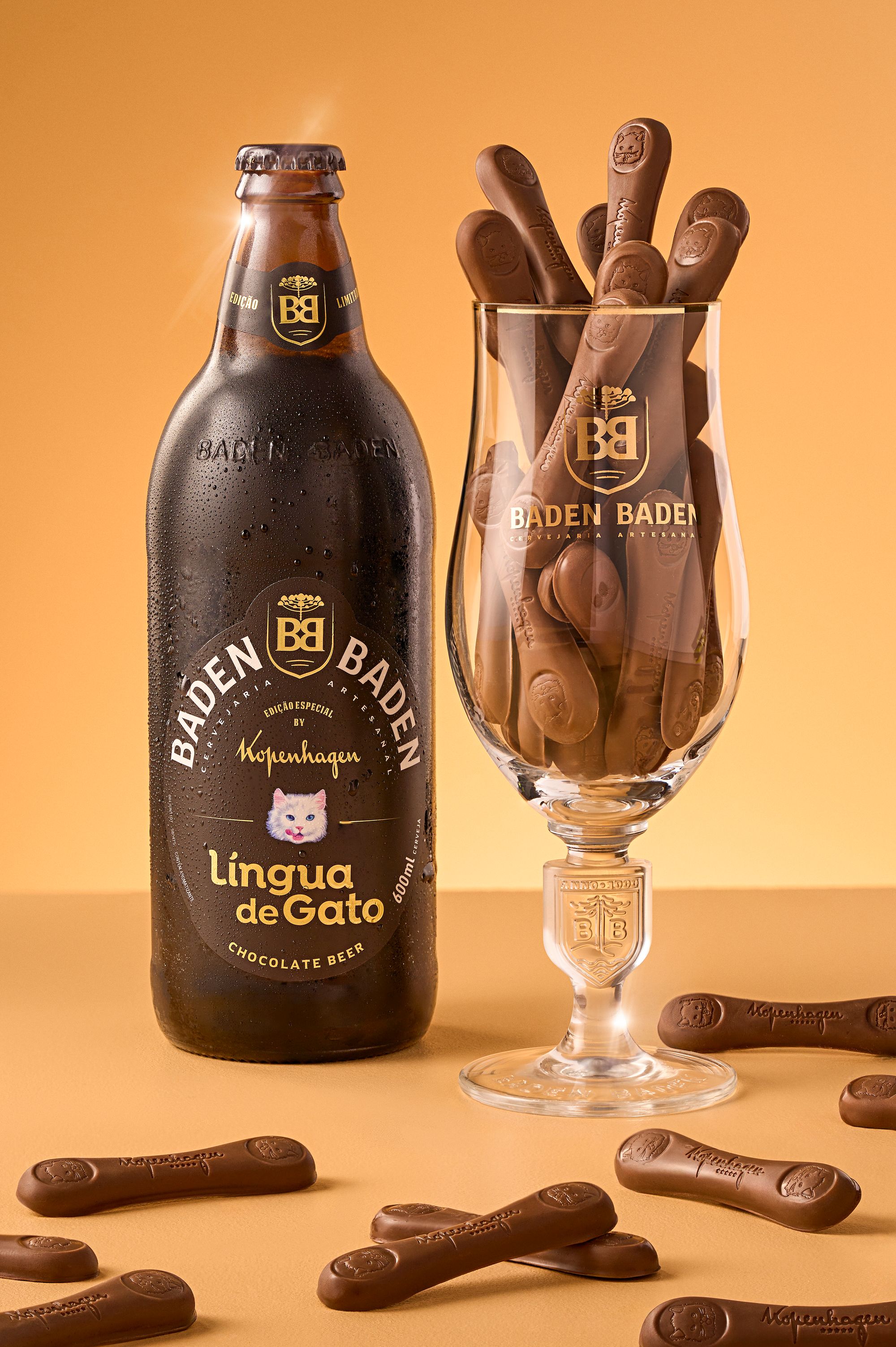 Baden Baden lança cerveja com chocolate da Kopenhagen