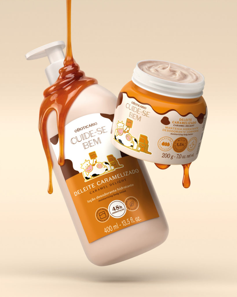 Deleite Caramelizado é a nova linha de O Boticário.