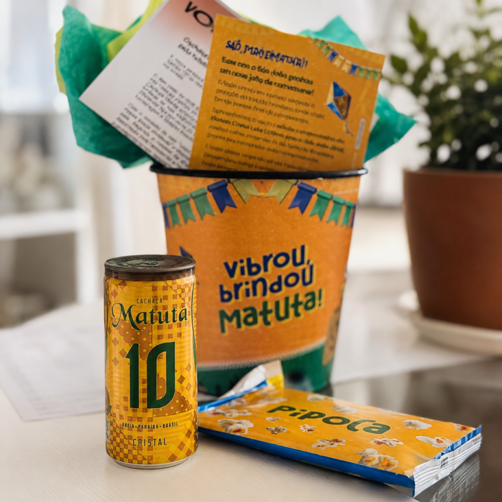 Kit junino na Copa do Mundo da cachaça Matuta
