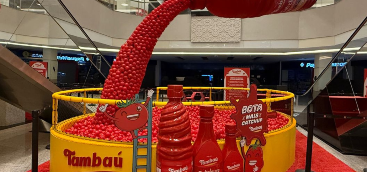 Tambaú transforma Shopping Recife em playground com sabor de infância