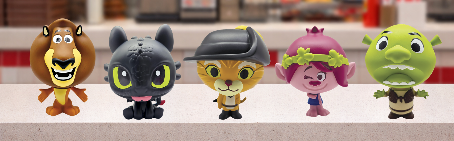 Personagens da DreamWorks invadem o Bob’s em nova coleção