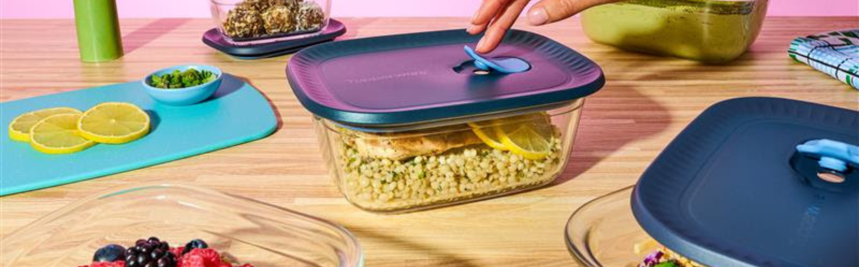 Tupperware aposta em marmitas de vidro e facilita a vida de quem come fora de casa