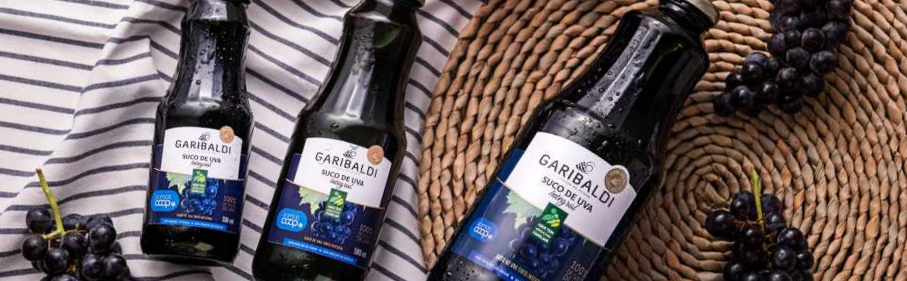 Concurso inédito chancela excelência dos sucos de uva da Vinícola Garibaldi