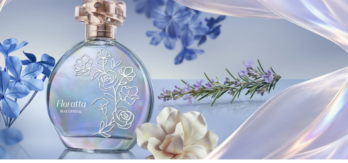 Para brindar, conversar e sair perfumada: conheça Floratta Blue Crystal