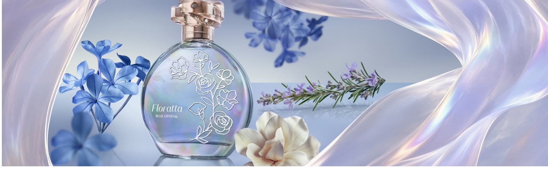 Para brindar, conversar e sair perfumada: conheça Floratta Blue Crystal
