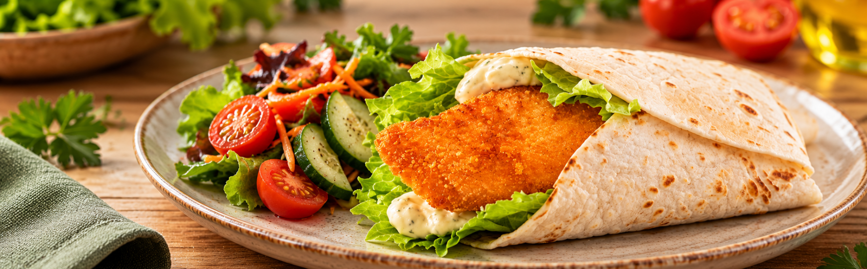 Bob’s estreia na categoria de wraps com o Wrap Chicken Salad